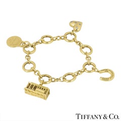 Tiffany & Co. Gelbgold-Charm-Armband