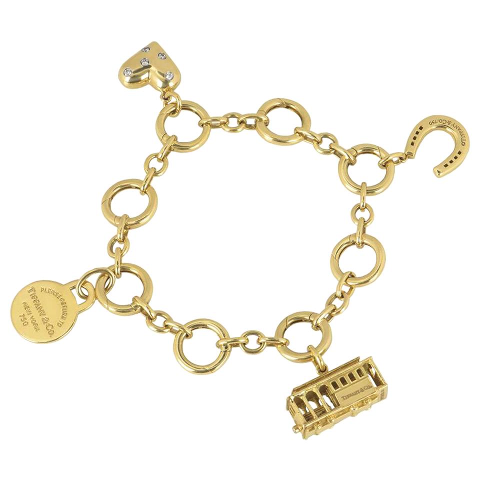 tiffany gold charm