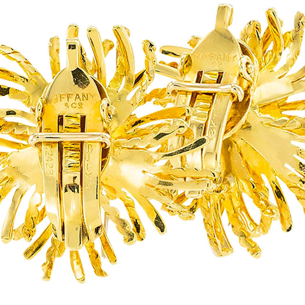 Women's Tiffany & Co Yellow Gold Clip on Earrings