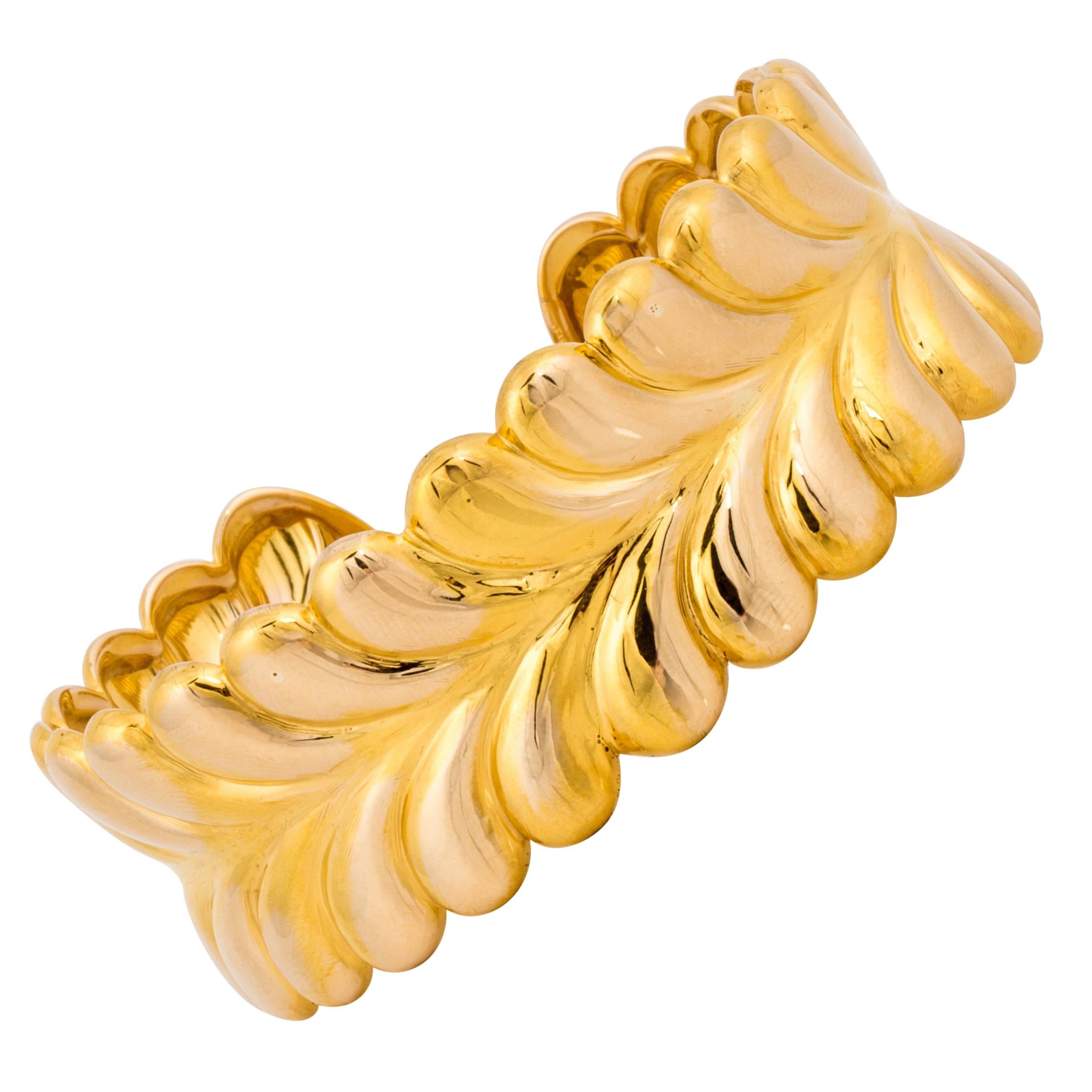 Tiffany & Co. 14K Gold Cuff Bracelet