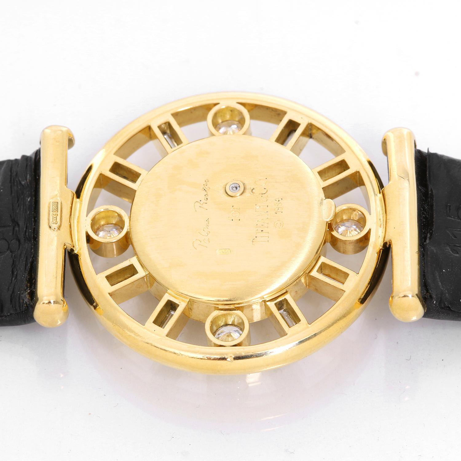 Women's Tiffany & Co. Yellow Gold Diamond Classique Quartz Wristwatch