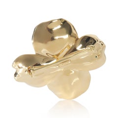 Tiffany & Co. Yellow Gold Diamond Dogwood Brooch