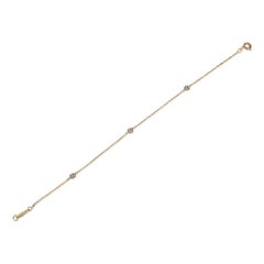 Tiffany & Co. Yellow Gold Diamond Elsa Peretti Diamond By The Yard Bracelet