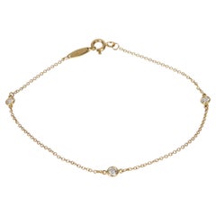 Tiffany & Co. Pulsera de oro amarillo con diamantes Elsa Peretti Diamond By The Yard