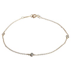 Tiffany & Co. Yellow Gold Diamond Elsa Peretti Diamond By The Yard Bracelet