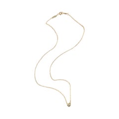Tiffany & Co. Yellow Gold Diamond Elsa Peretti Diamond By The Yard Pendant