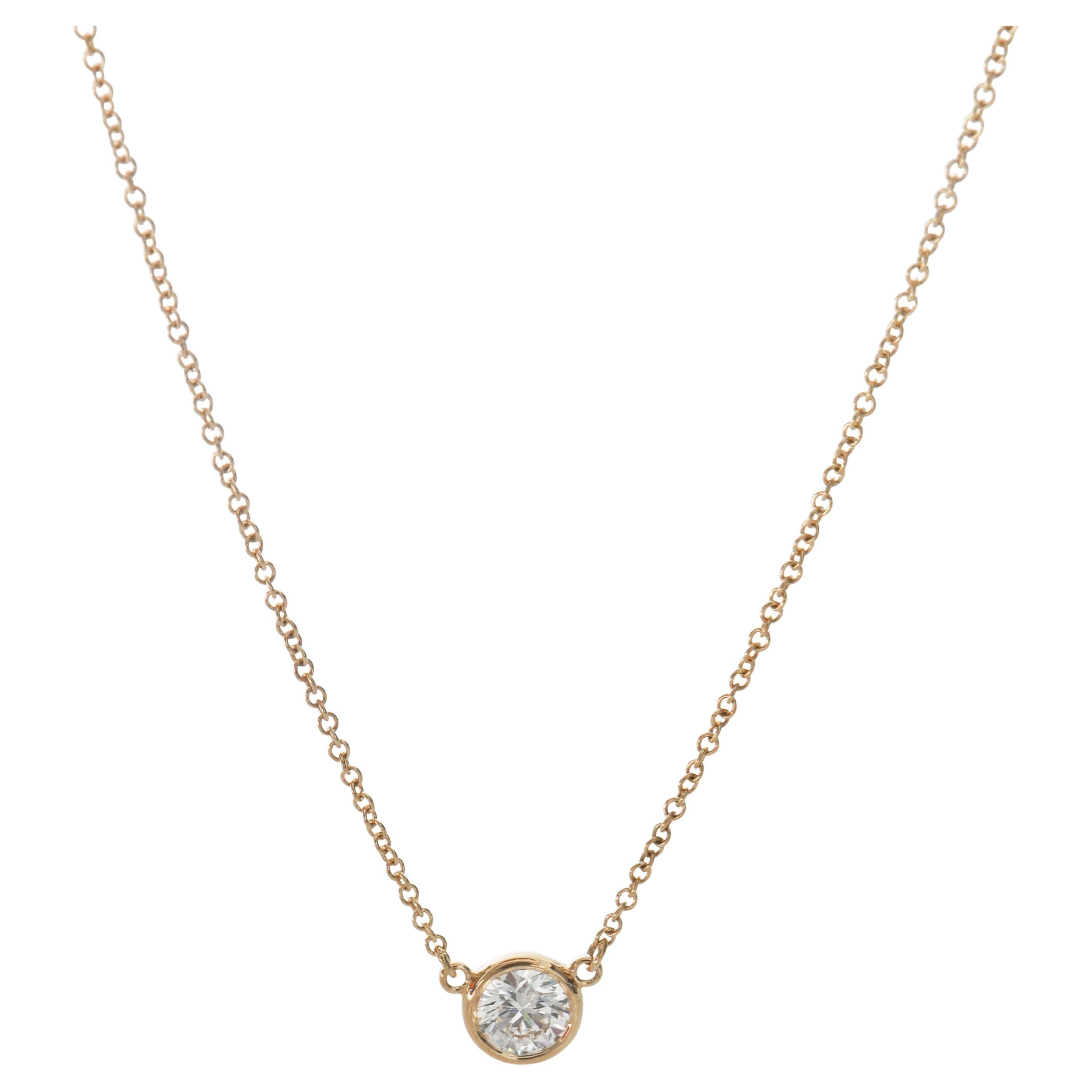 Tiffany 
Co. Ciondolo con diamante in oro giallo Elsa Peretti Diamond By The Yard