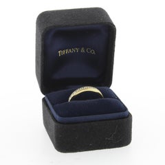 Tiffany & Co. Ewigkeitsring aus Gelbgold mit Diamanten im Channel-Setting