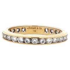 Tiffany & Co. Ewigkeitsring aus Gelbgold mit Diamanten im Channel-Setting