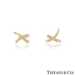 Tiffany & Co. Yellow Gold Diamond Graffiti X Earrings & Ring Suite