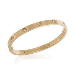 Tiffany & Co. Yellow Gold Diamond Medium Model Love Bracelet