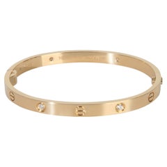 Tiffany & Co. Yellow Gold Diamond Medium Model Love Bracelet