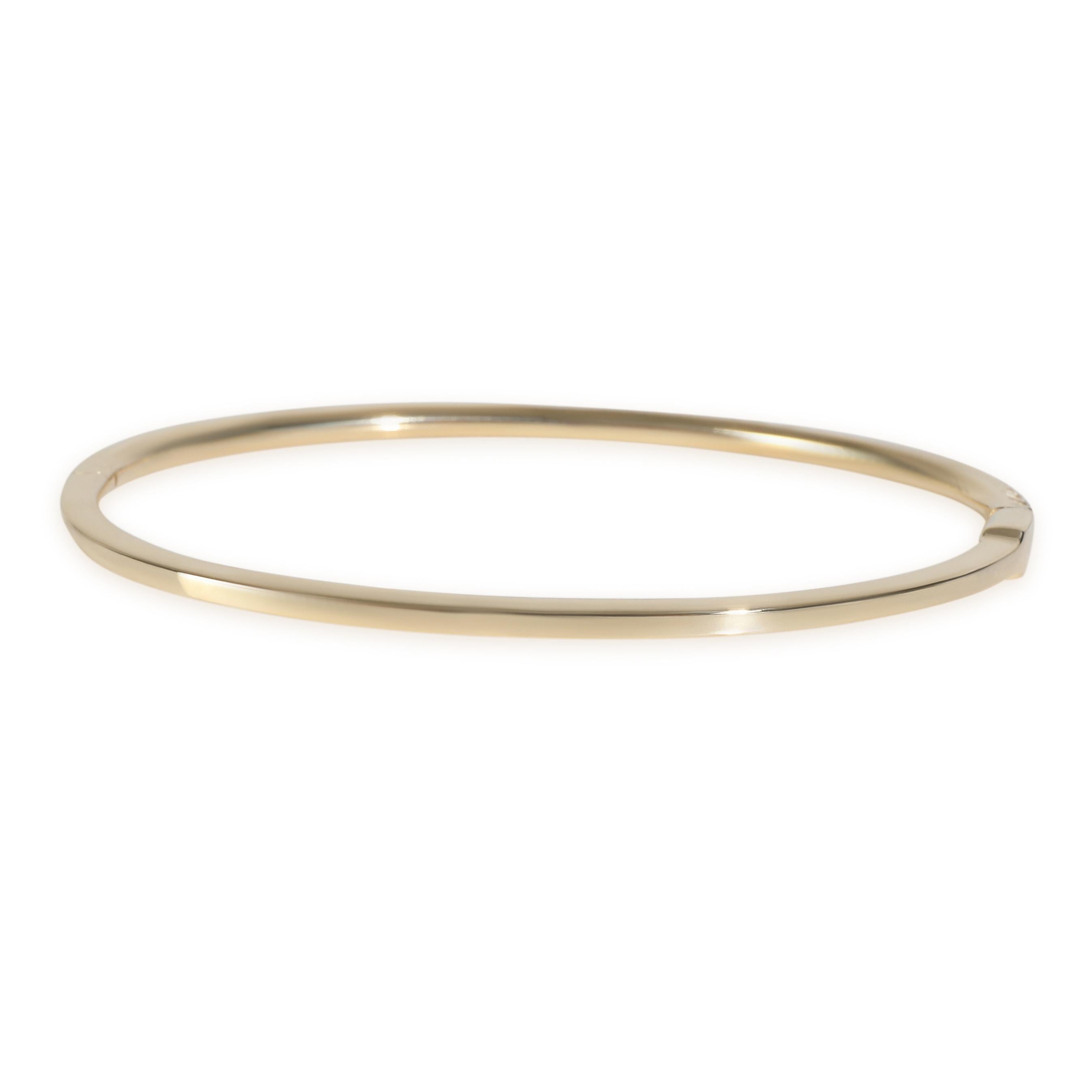 Tiffany & Co. Pulsera Metro Diamante Oro Amarillo en Excelente Estado en New York, NY