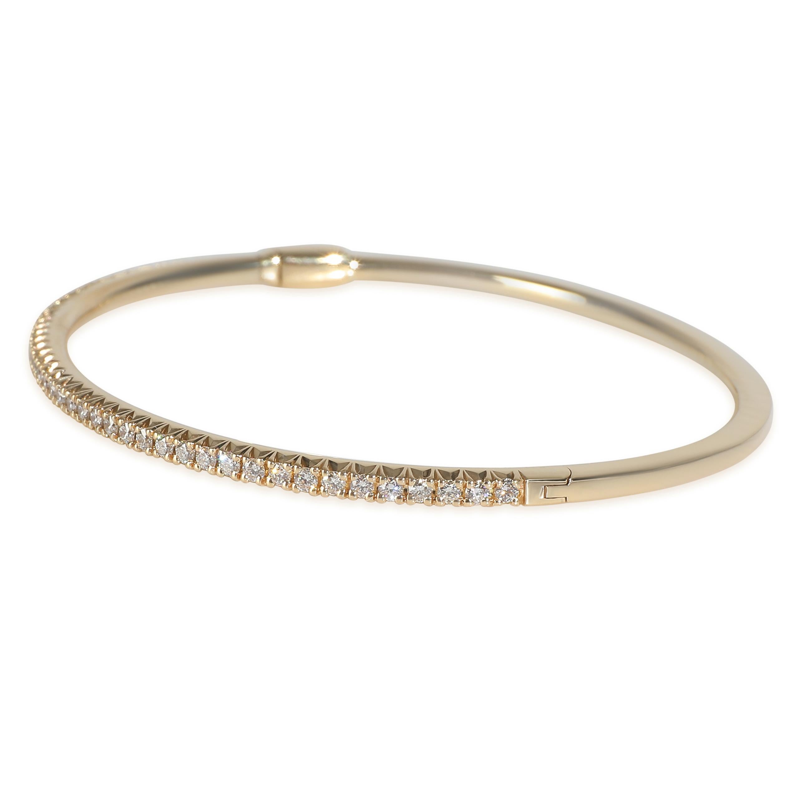 Femenino o masculino Tiffany & Co. Pulsera Metro Diamante Oro Amarillo