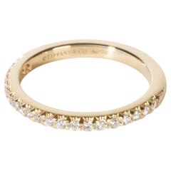 Tiffany & Co. Yellow Gold Diamond Soleste Half Eternity Band