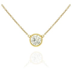 Tiffany & Co. Yellow Gold Diamonds By The Yard Pendant 1.20ct H/VVS1 XXX