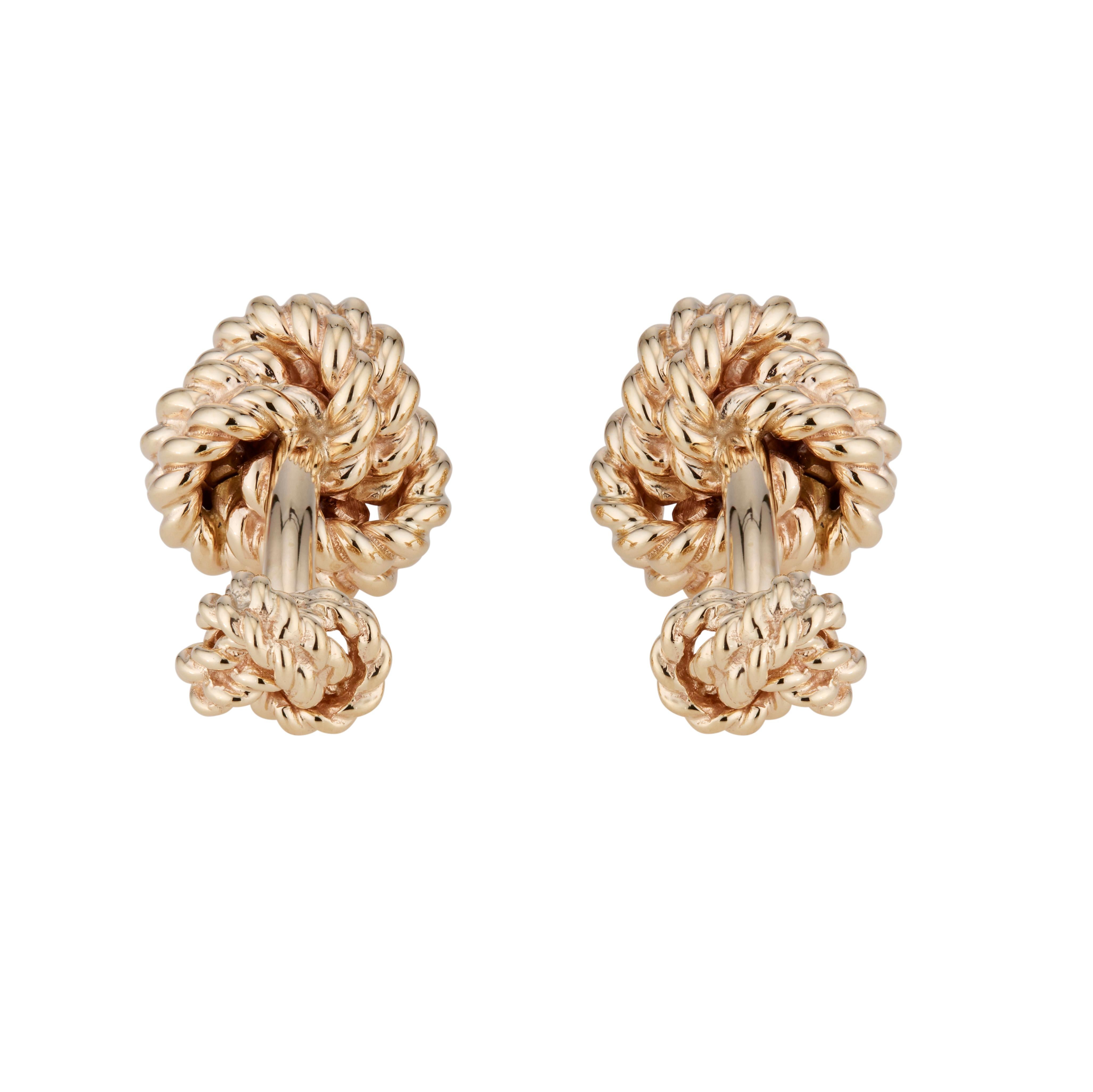 tiffany knot cufflinks