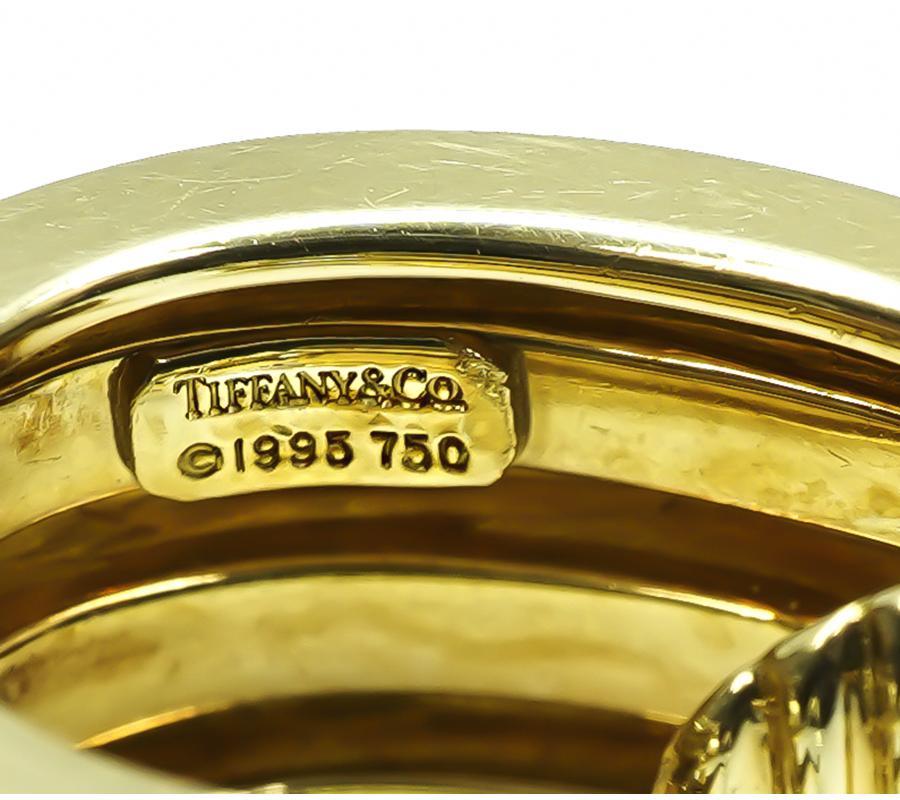 Donna Orecchini in oro giallo Tiffany & Co. in vendita