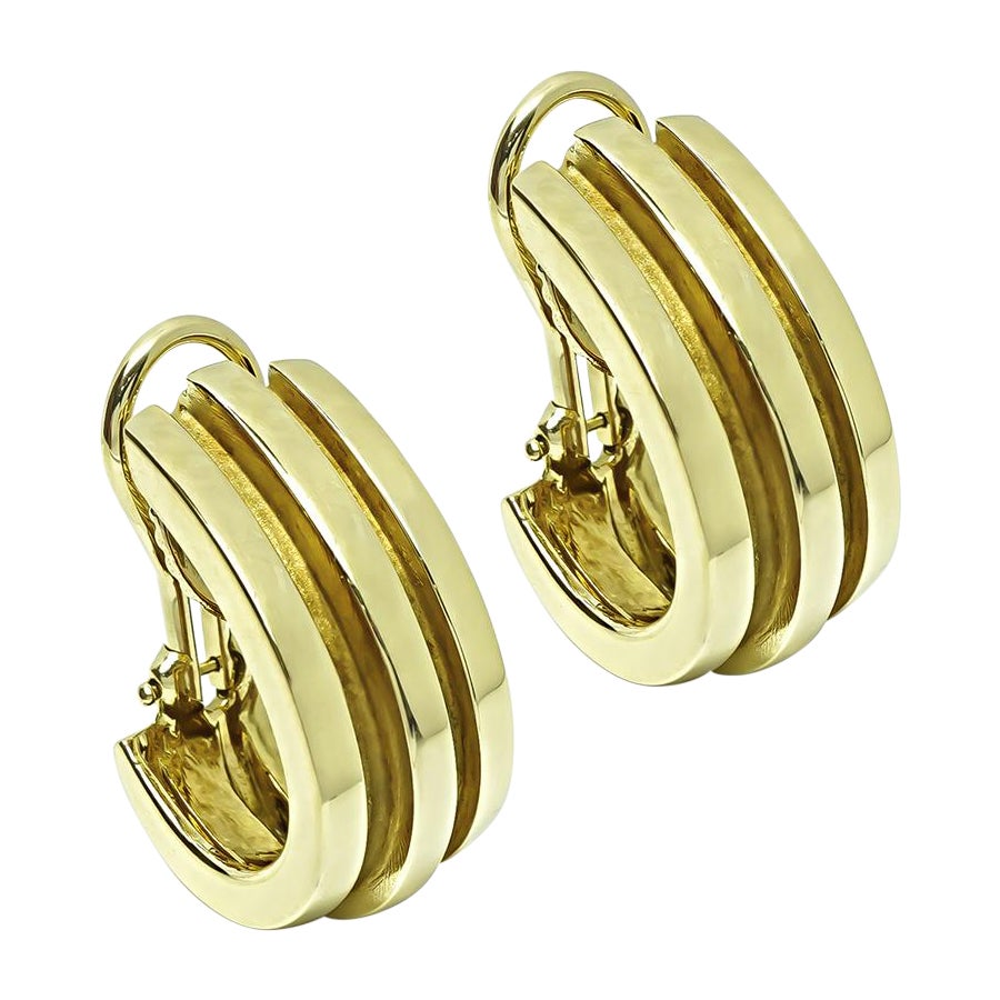 Tiffany & Co Yellow Gold Earrings
