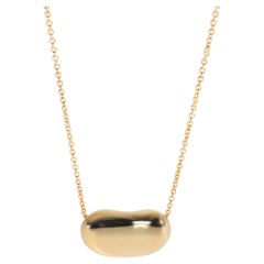 Tiffany 
Co. Yellow Gold Elsa Peretti Bean Pendant