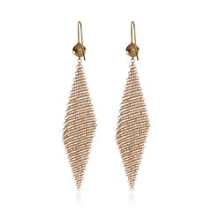 Tiffany & Co. Yellow Gold  Elsa Peretti Mesh Earrings