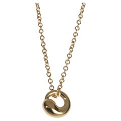Tiffany & Co. Yellow Gold  Elsa Peretti Small Eternal Circle Pendant