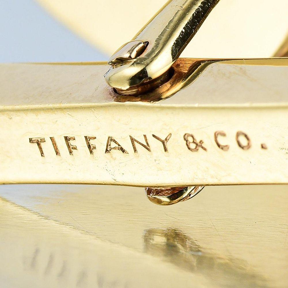 Women's or Men's Tiffany & Co. Yellow Gold Fish Vintage Cufflinks