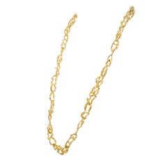 Tiffany & Co. Collana A Link in oro giallo a stile libero