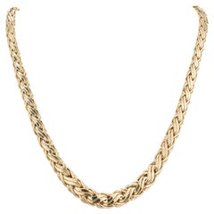 Tiffany & Co. Collana in oro giallo a forma di grano graduato