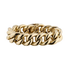 Tiffany & Co. Yellow Gold Heavy Link Bracelet