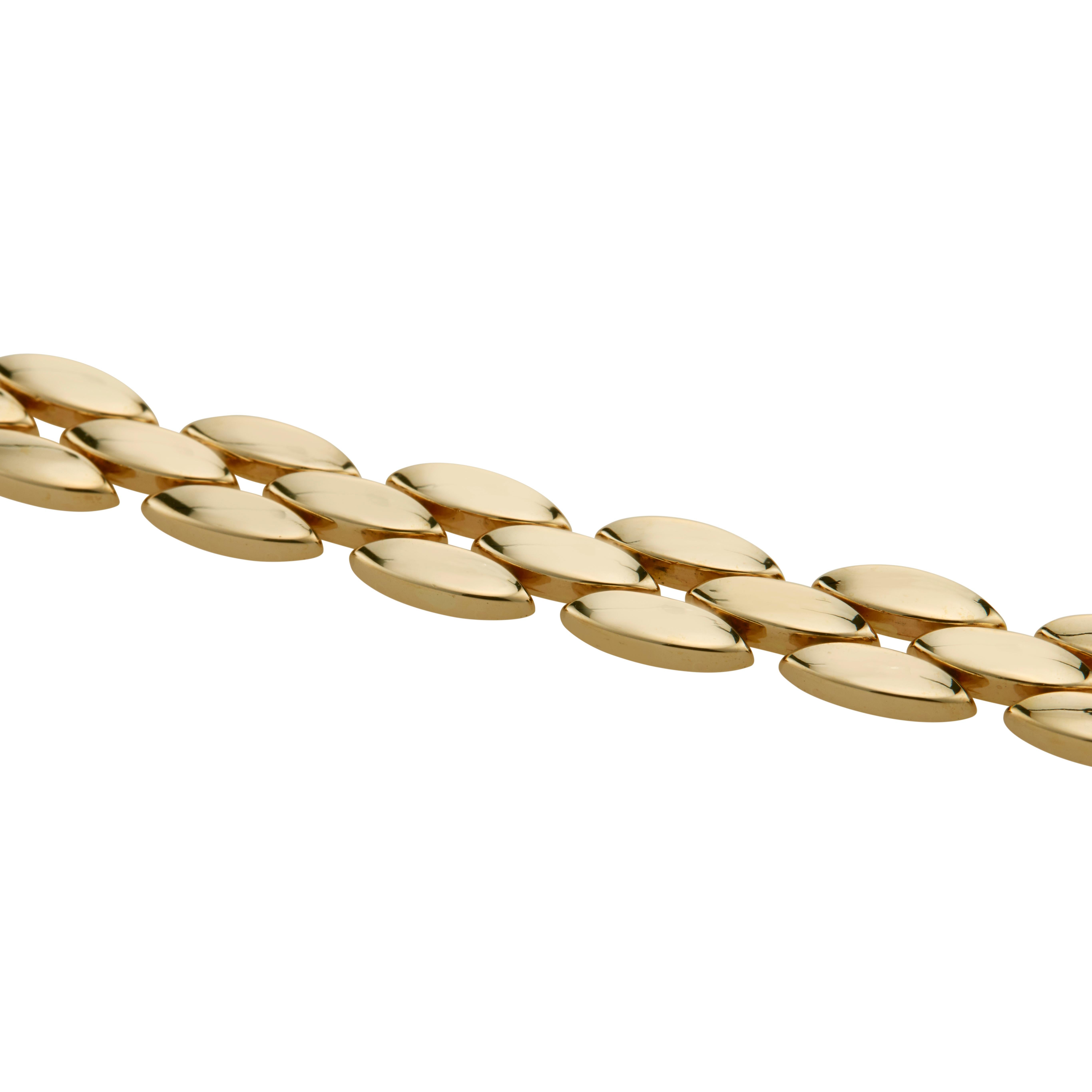 Tiffany & Co. Bracelet à maillons à charnières en or jaune 1