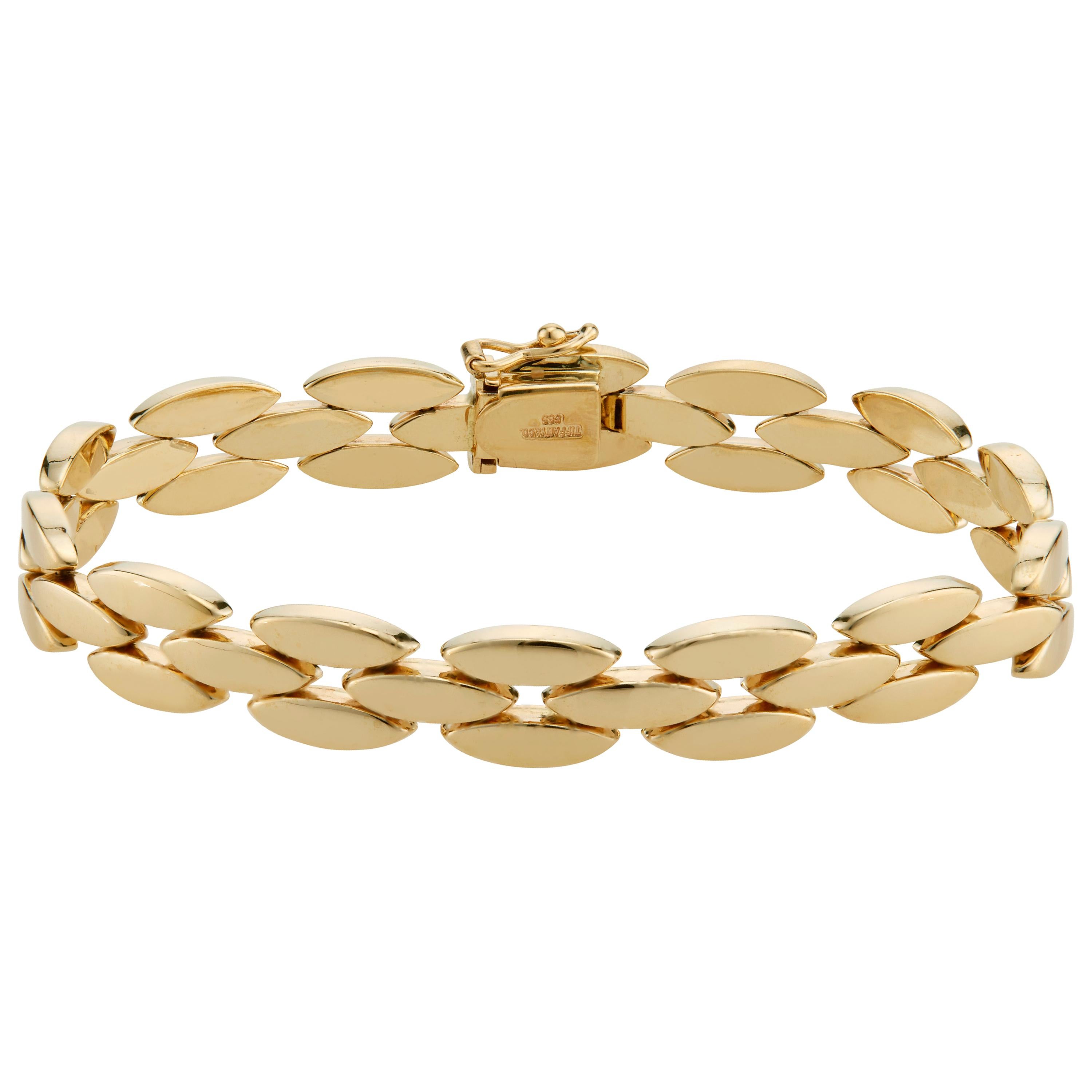 Tiffany & Co. Yellow Gold Hinged Link Bracelet