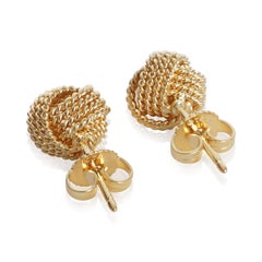 Tiffany & Co. Gelbgold Knoten-Ohrringe