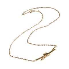 Tiffany & Co. Yellow Gold  Knot Necklace