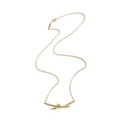 Tiffany & Co. Yellow Gold  Knot Necklace