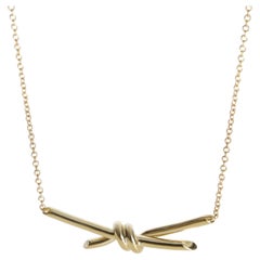 Tiffany & Co. Yellow Gold  Knot Necklace