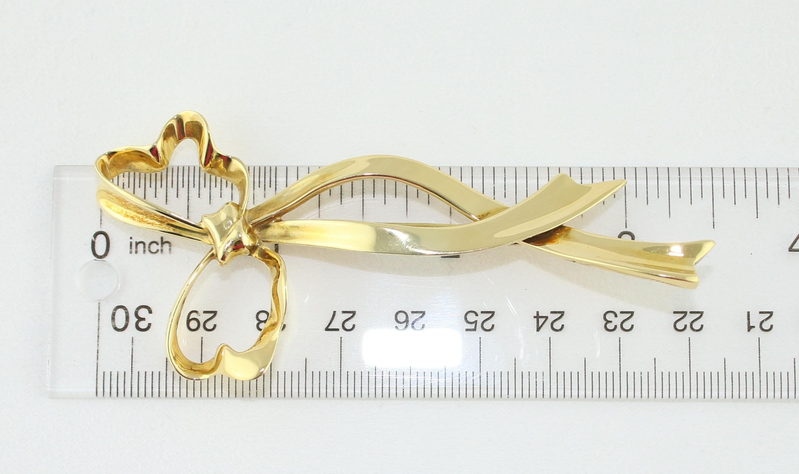 tiffany bow brooch