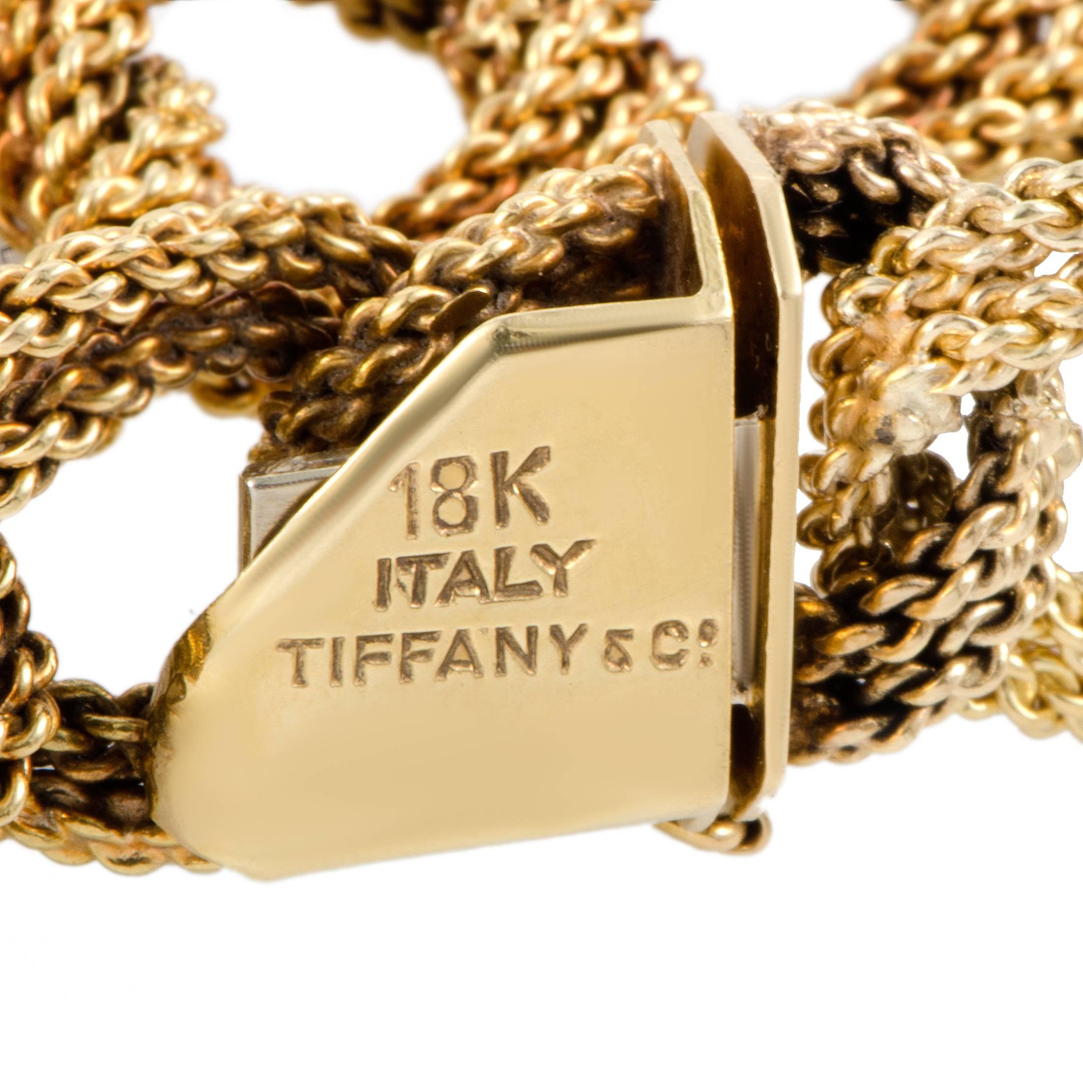 Women's Tiffany & Co. Yellow Gold Large Link Bracelet