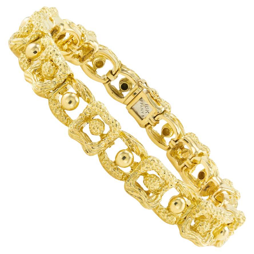 Tiffany & Co Yellow Gold Link Bracelet