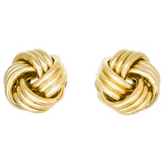 Tiffany & Co. Yellow Gold Love Knot Earrings