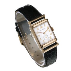 Tiffany & Co. Yellow Gold Men’s Hooded Wristwatch