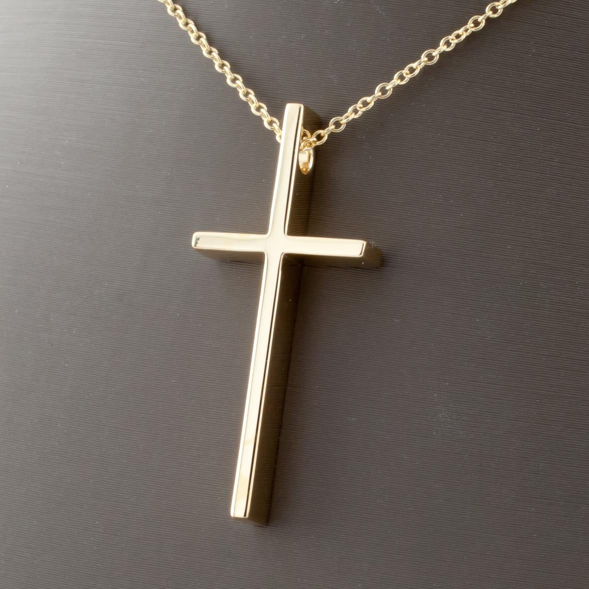 tiffany metro cross pendant