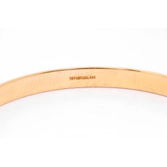 Tiffany & Co. Yellow Gold Oval Bangle Bracelet