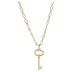 Tiffany 
Co. Oro amarillo  Collar Llave Oval