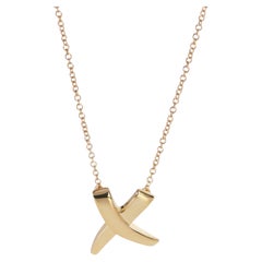 Tiffany & Co. Yellow Gold  Paloma Picasso Grafitti X Pendant