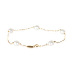 Tiffany & Co. Yellow Gold Pearl Elsa Peretti Pearl By The Yard Bracelet