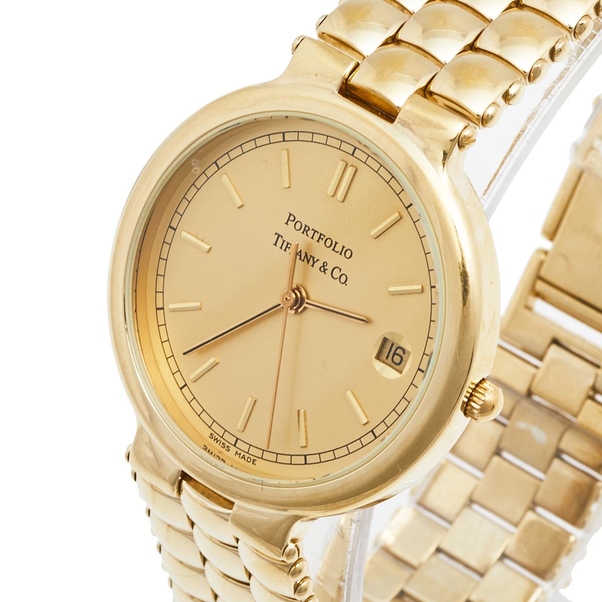 tiffany portfolio watch