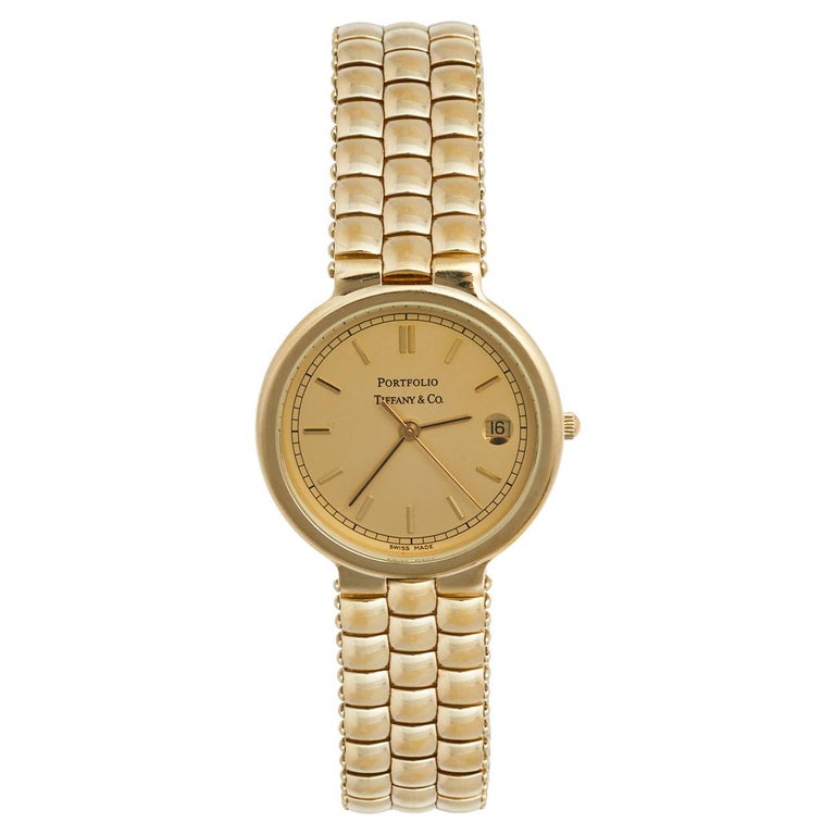 Tiffany and Co Yellow Gold Plated Stainless Steel Portfolio  display picture 3