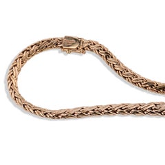 Tiffany & Co. Yellow Gold Russian Weave Necklace