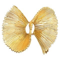 Tiffany & Co. Or jaune S Dress Clip